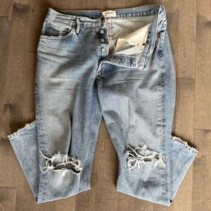 Agolde Riley distressed jeans Women's 30"